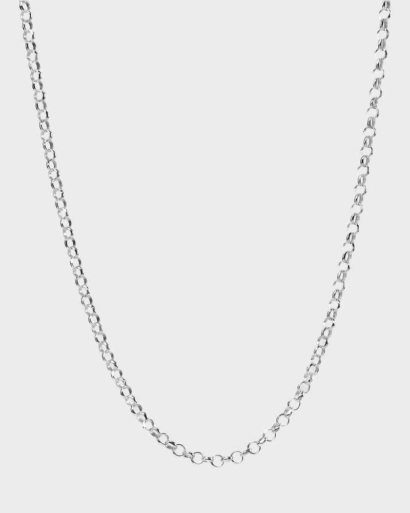 1,5mm Erbskette Silber, hängend